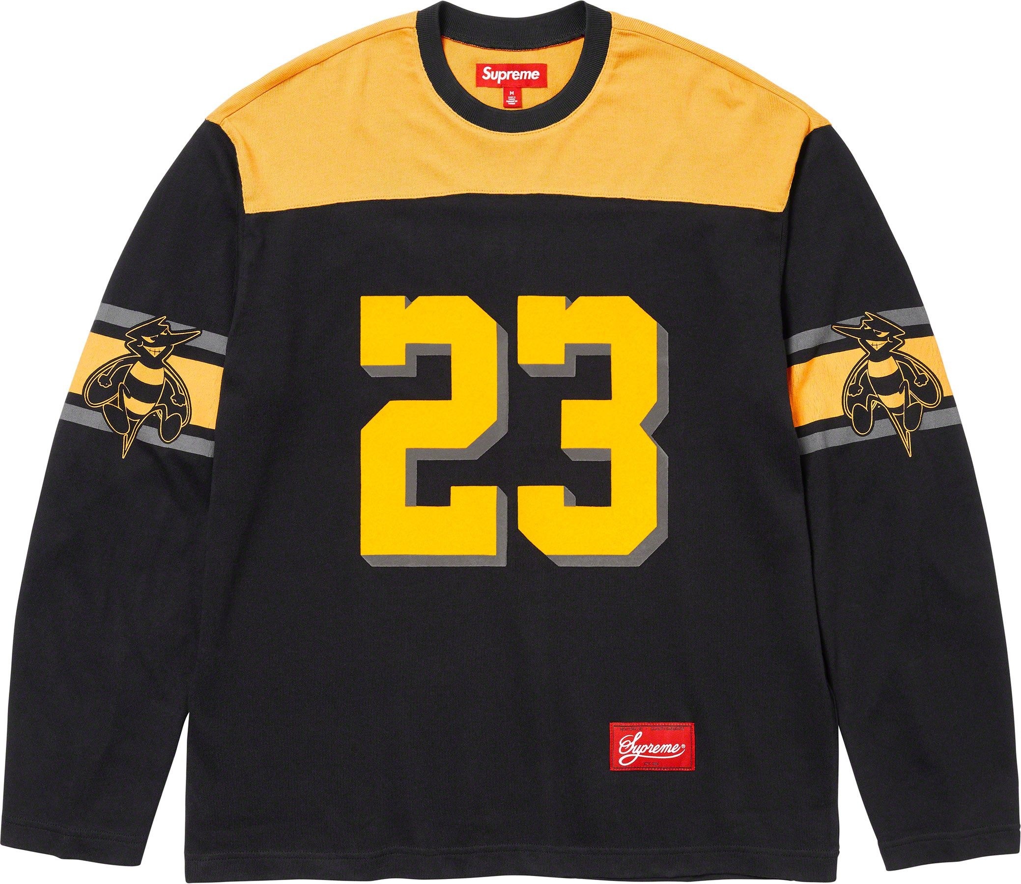 Bumblebee L/S Football Top view 18